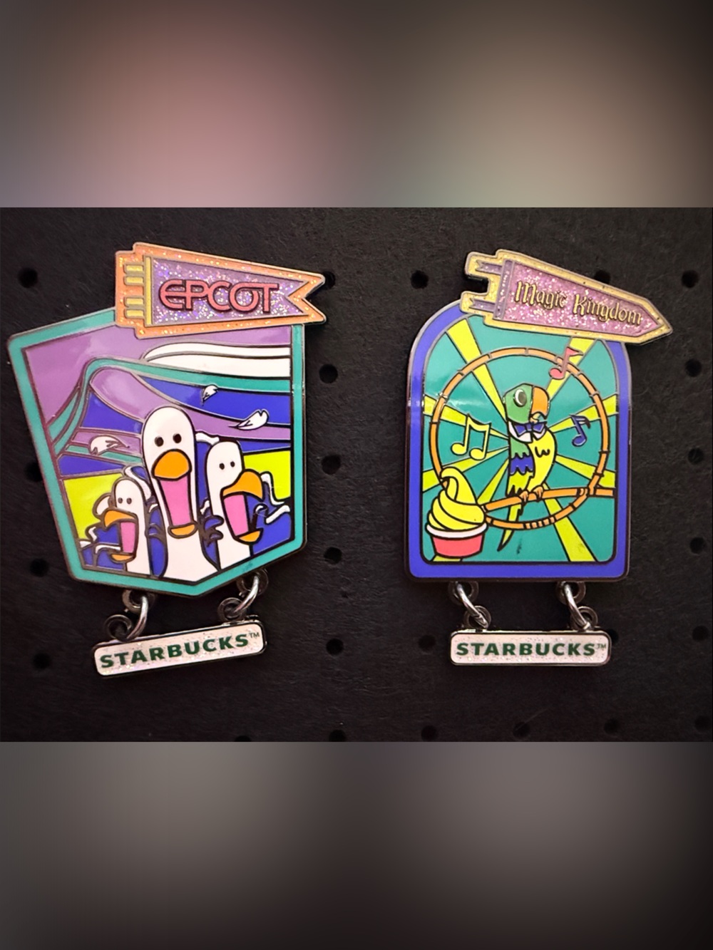Disney Parks Collab with Starbucks Pins